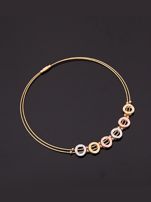 BESTIE Alloy Imitation-gold Plated Fashion Hollow Circles Three Pieces Jewelry Set 1