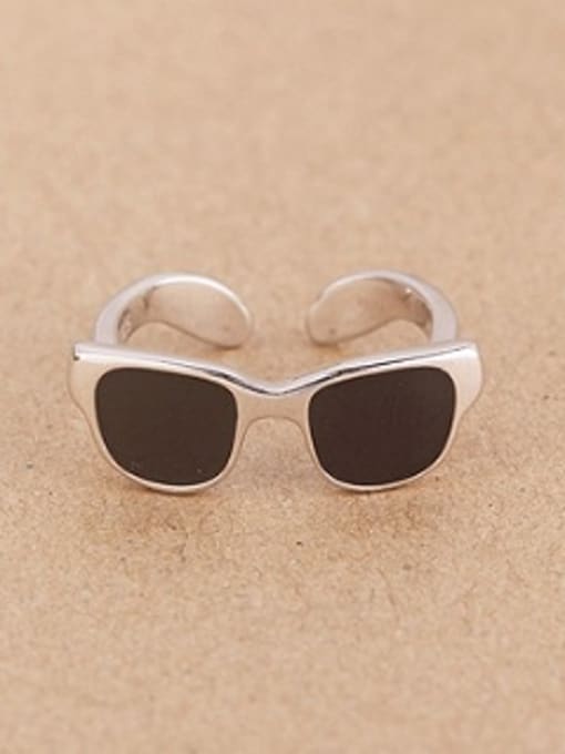 Peng Yuan Creative Mini-glasses Opening Midi Ring 0