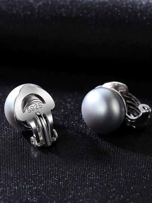 CCUI Sterling Silver 10-15mm natural pearl earrings 1
