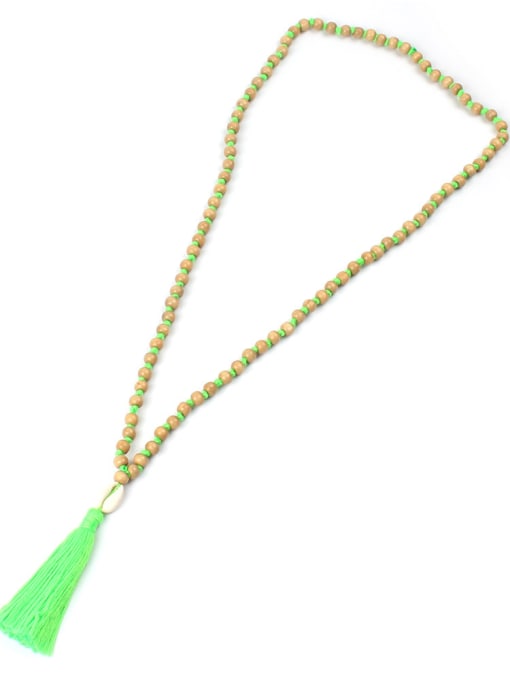HN1914-I Shell Tassel Long Pendant Hot Selling Necklace