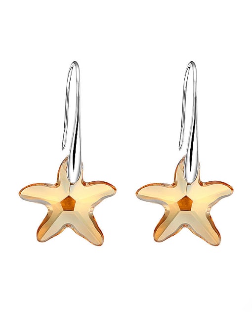 CEIDAI Five-point Star Shaped hook earring