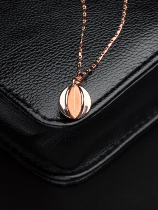Ronaldo Creative Rose Gold Plated Ball Shaped Necklace 1