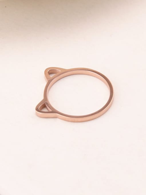 GROSE Fashion Cute Cat Ear Ring 1