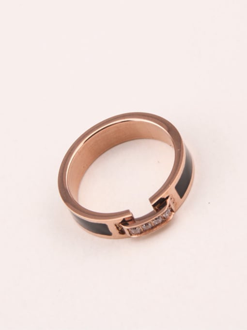 GROSE Fashion Personality Exaggerated Titanium Ring 0