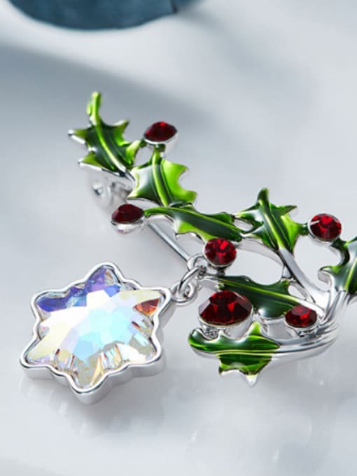 CEIDAI Fashion Christmas austrian Crystals Brooch 2