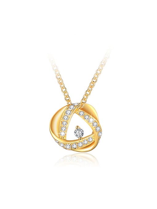 Ronaldo Exquisite Geometric Shaped AAA Zircon Necklace