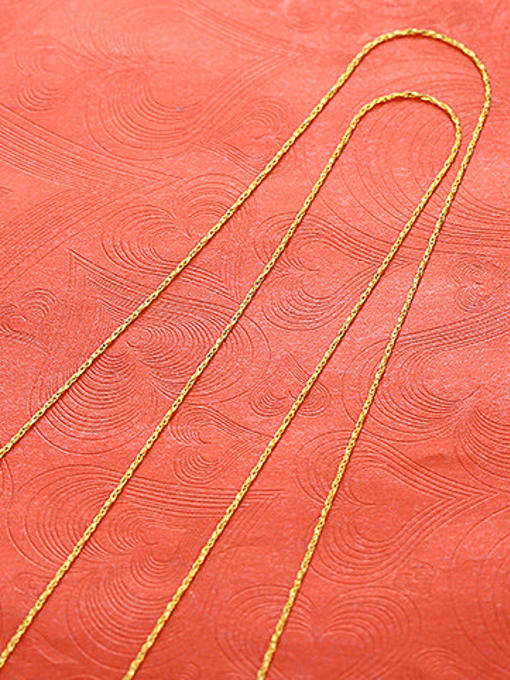 XP Copper Alloy 24K Gold Plated Simple style Single Chain Necklace 1