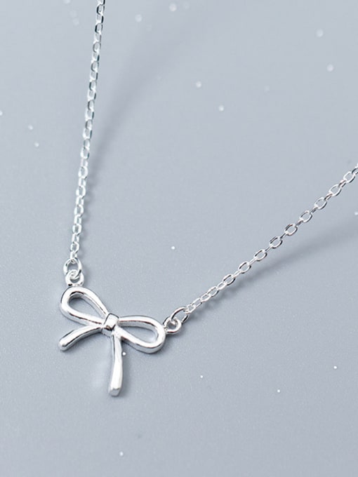 Rosh Sterling Silver Bowknot sweet and lovely necklace chain 2