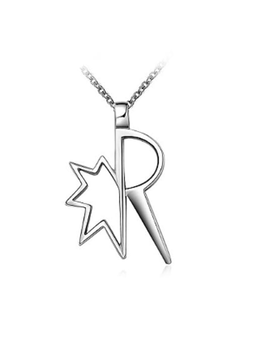 Ronaldo Trendy Geometric Shaped Stainless Steel Necklace 0