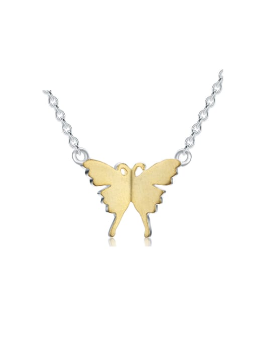 kwan Elegant Fashion Butterfly All-match Women Clavicle Necklace 0
