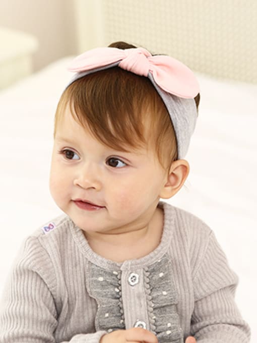 70461A Pink Ears 70461 Korean new children's hair ornaments, hair ribbons, lace, baby hair, baby products