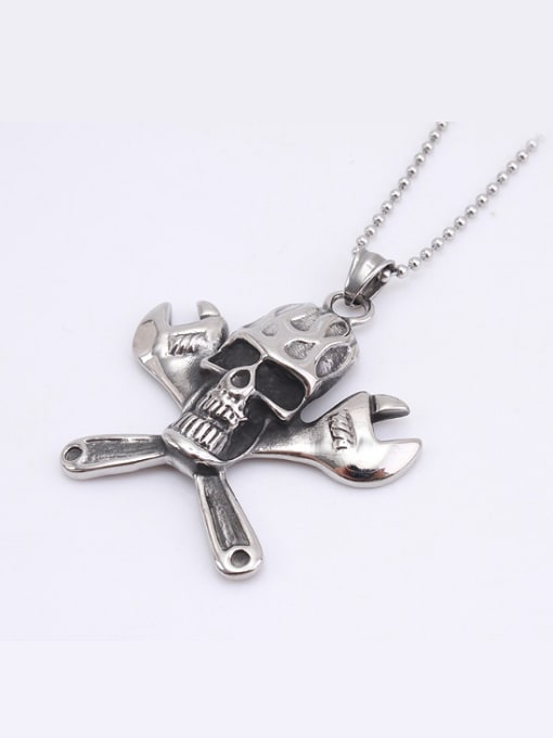 RANSSI Skull Spanners Necklace 1