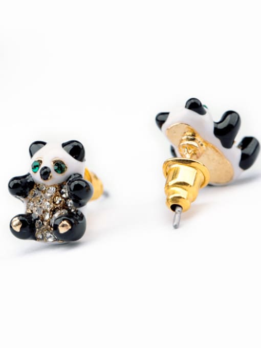KM Lovely Panda Women's stud Earring 2