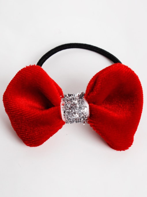 red Hair Rope Kids' Bow Hair Accessories