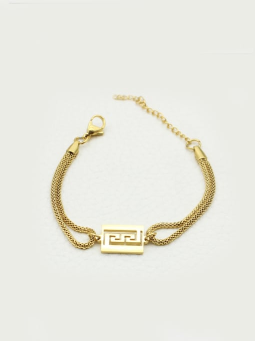 XIN DAI Stainless Steel Rectangle Women Bracelet 0