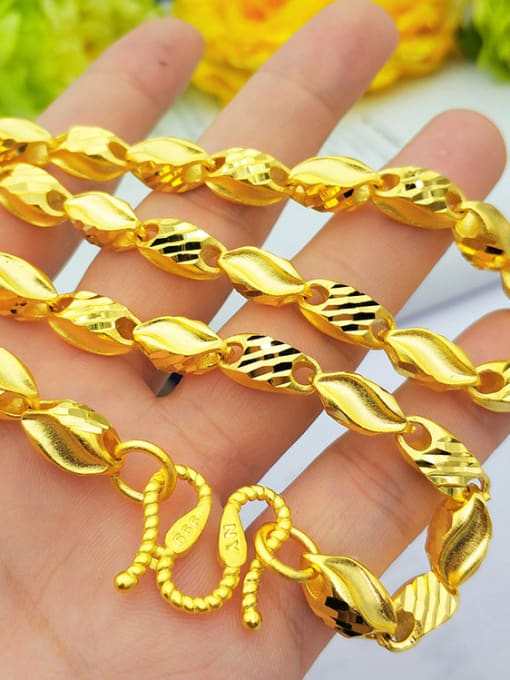 Neayou Men Exquisite Wheat Shaped Necklace 1