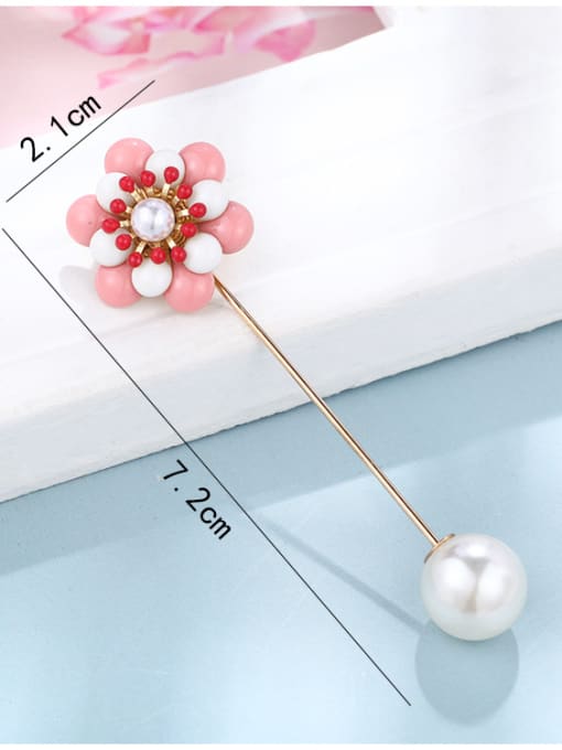 ?D223 Alloy With  Enamel Romantic Flower Brooches