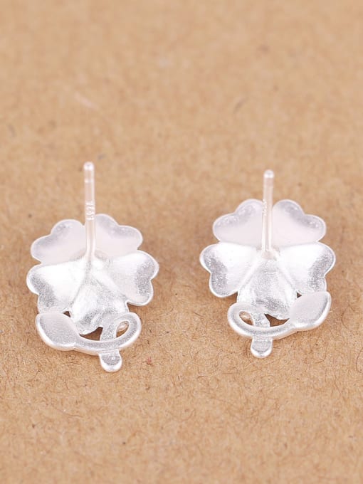 Peng Yuan Fashion Sunflower Silver stud Earring 2