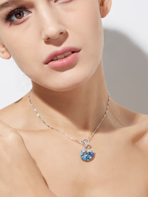 CEIDAI austrian Crystals Swan-shaped Necklace 1