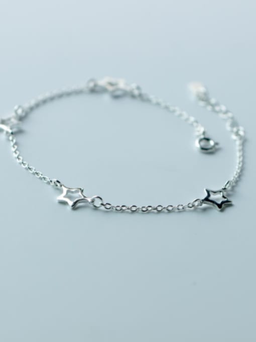 Rosh Fresh Adjustable Star Shaped S925 Silver Foot Jewelry 1