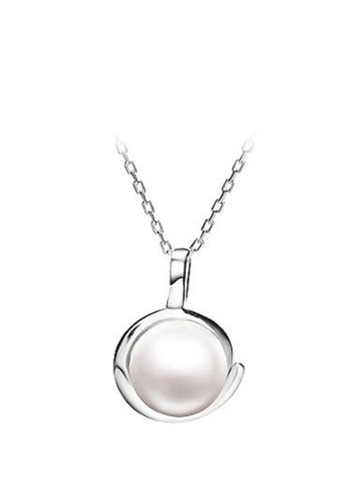 EVITA PERONI Simple Freshwater Pearl Round Necklace 0