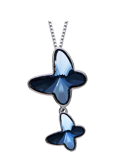 CEIDAI 2018 2018 2018 S925 Silver Butterfly-shaped Necklace 0