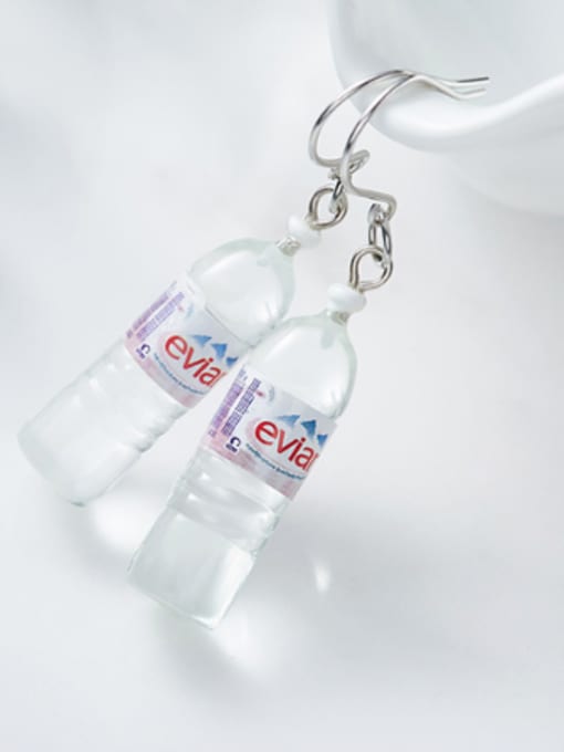 CEIDAI Creative Mineral Water Bottle PVC Earrings 2
