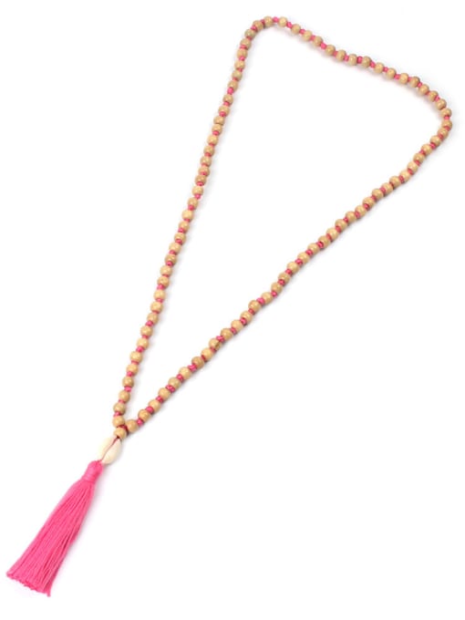 HN1914-J Shell Tassel Long Pendant Hot Selling Necklace
