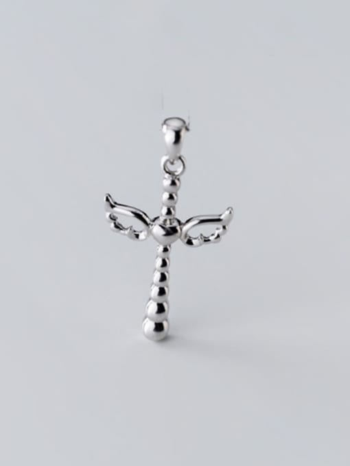 Rosh 925 Sterling Silver With Platinum Plated Personality Cross Pendants 0