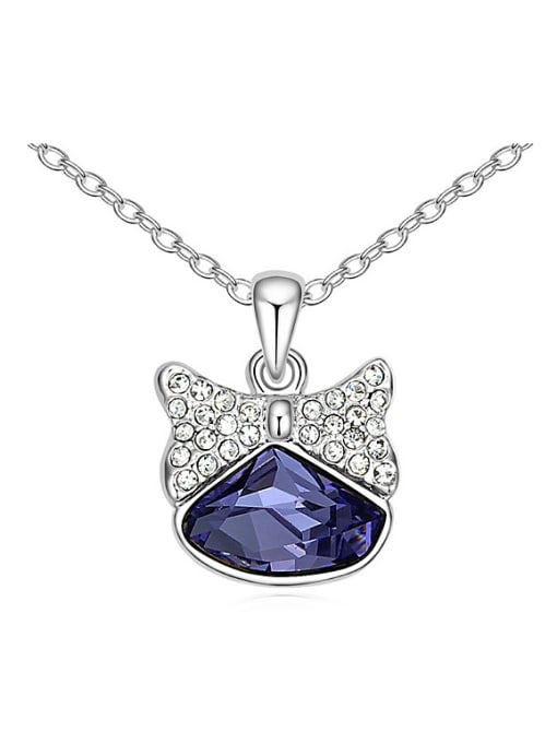 QIANZI Personalized austrian Crystal Pendant Alloy Necklace 0