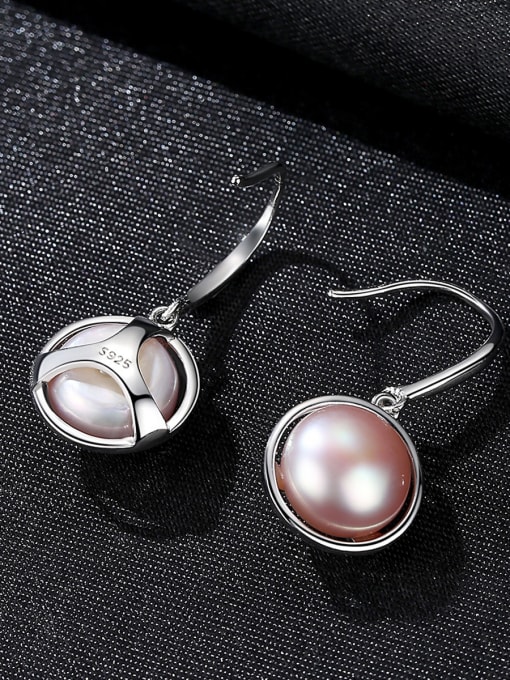 CCUI Sterling  Silver Natural Freshwater Pearl Earrings 2