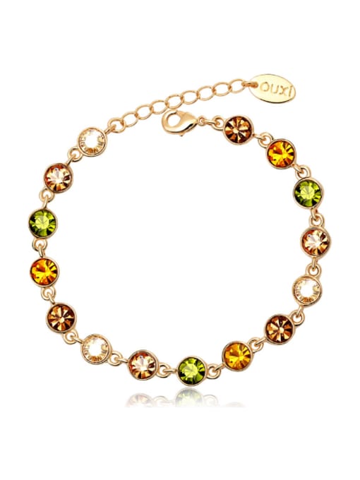 OUXI Fashion Crystal Women Bracelet 0