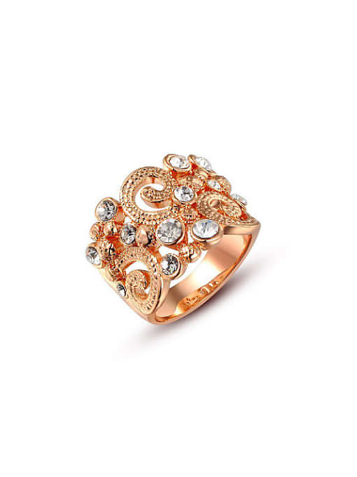 Ronaldo Personality Cloud Shaped Austria Crystal Ring