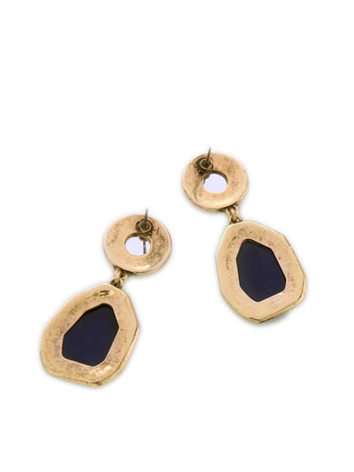 KM Elegant Fashion Arificial Stones Alloy drop earring 3