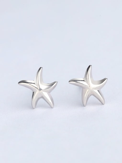 One Silver Fashionable Star Shaped Stud cuff earring 0