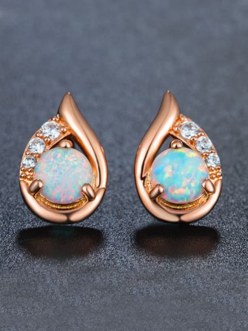 Rose Gold Rose Gold Plated stud Earring