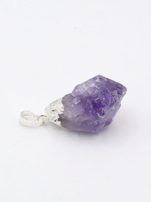 3 Simple Irregular Natural Crystal Pendant