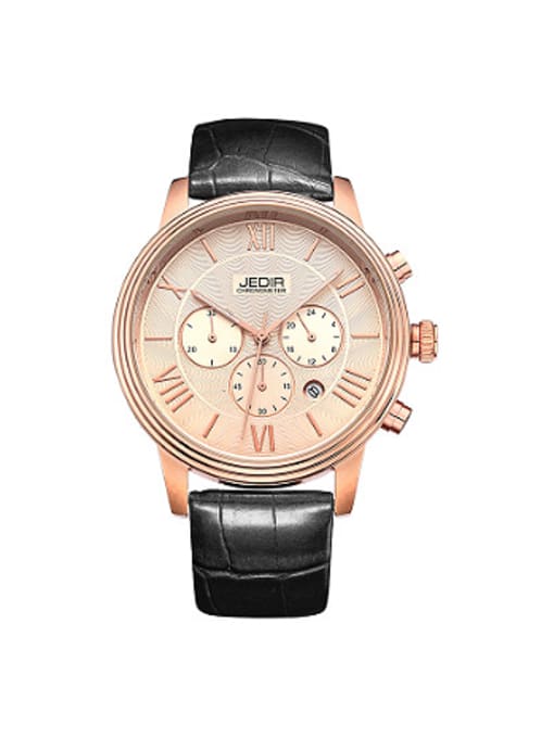 YEDIR WATCHES JEDIR Brand Roman Numerals Mechanical Watch 2