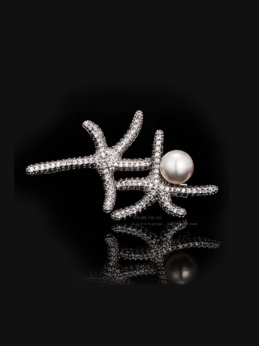 L.WIN Hand-Setting Zircons Personality Brooch 2