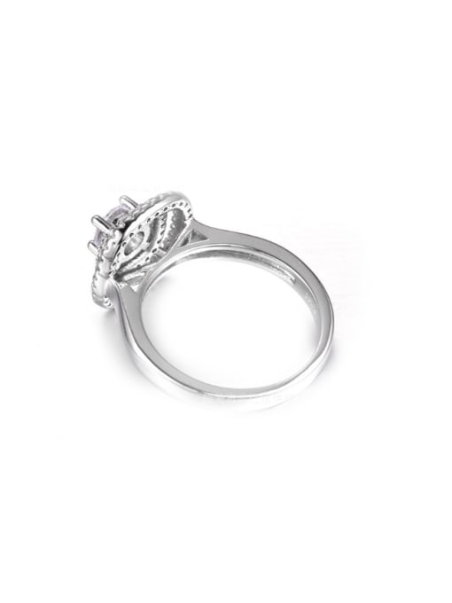 ZK Hot Selling White Gold Plated Women Ring 1