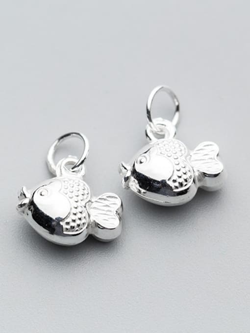 FAN 925 Sterling Silver With Silver Plated Delicate Animal Charms 2