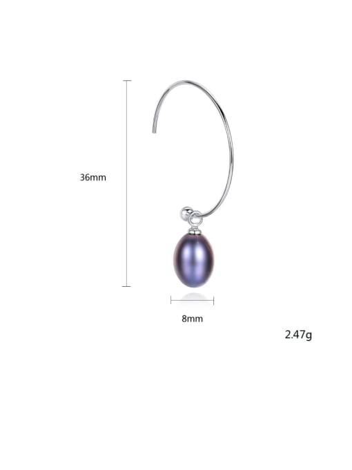 CCUI Sterling silver freshwater pearls minimalist earrings 3