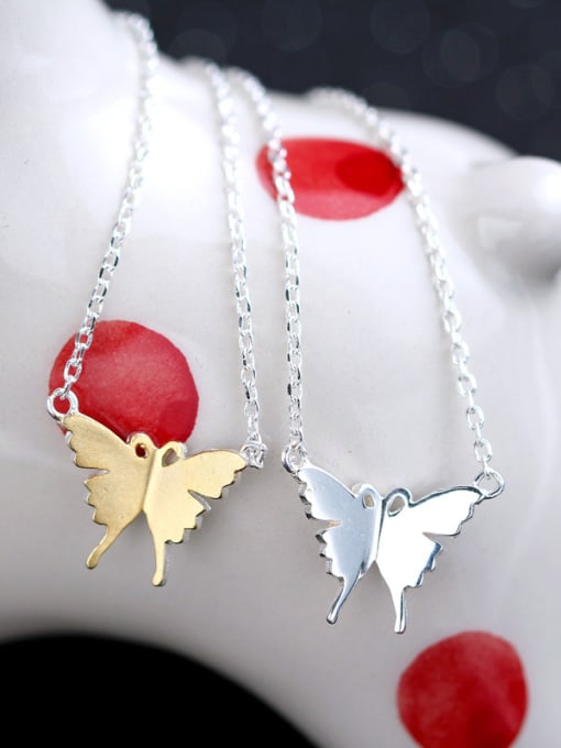 kwan Elegant Fashion Butterfly All-match Women Clavicle Necklace 1