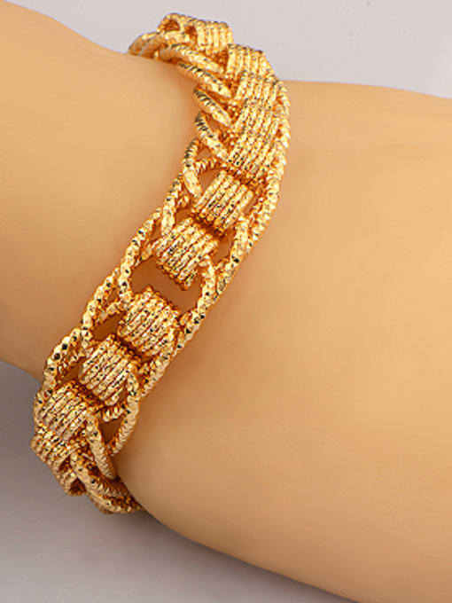 Days Lone 18K Gold Plated Exaggerated Thick Bracelet 1