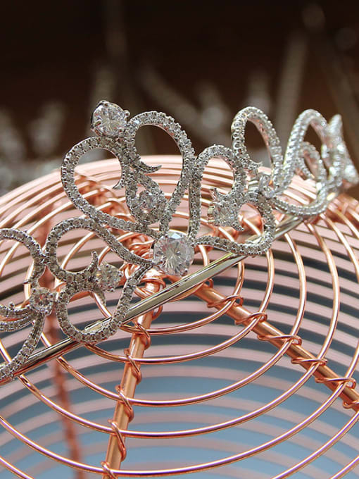 Cong Love High Quality Crown Micro Pave Zircon Hair Accessories 3