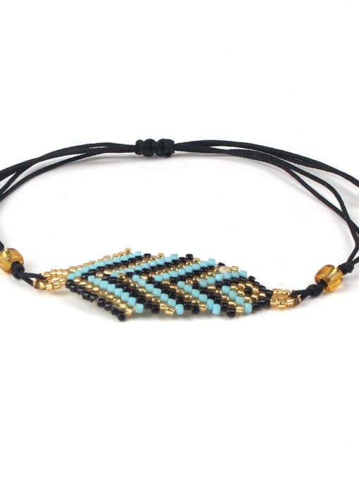 HB672-E Woven Polyamide Rope Colorful Women Bracelet