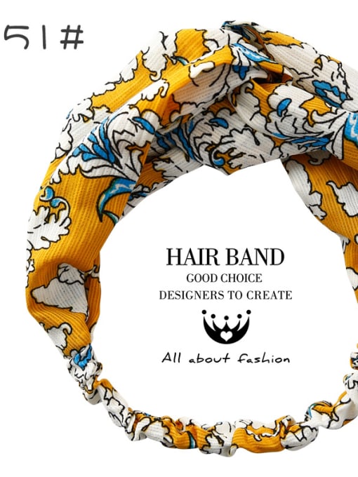 51#X8101B Sweet Hair Band Multi-color Options Headbands