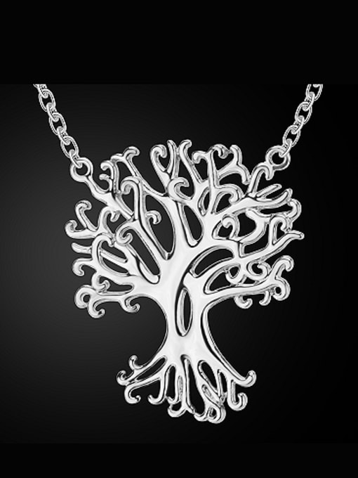 white Fashion Tree of Kabbalah Necklace