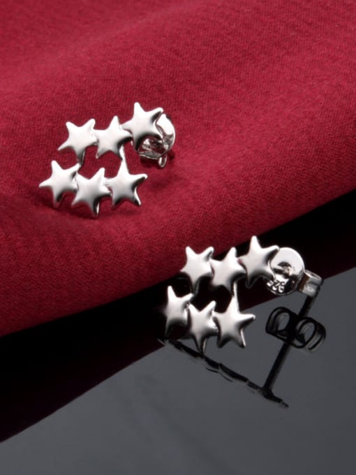 Ya Heng Stars Shaped Hot Selling New Copper Stud Earrings 2