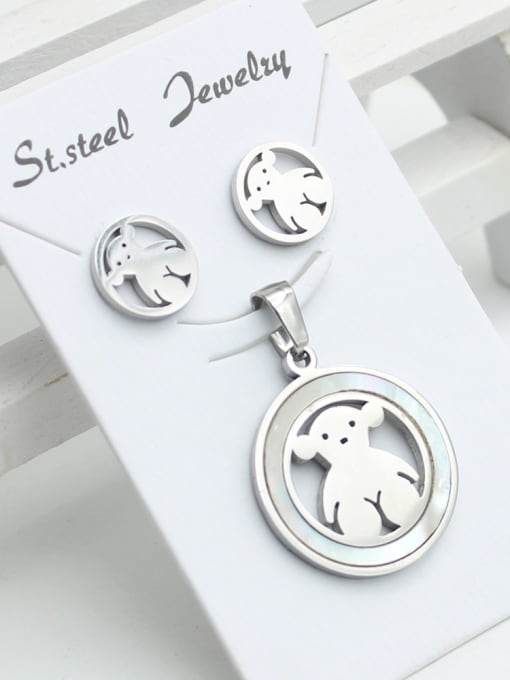 XIN DAI Stud Earrings Pendant Round Shaped Set 2